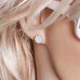 Zircon earrings Xuping