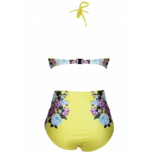 Swimsuit with floral print. Артикул: IXI39738