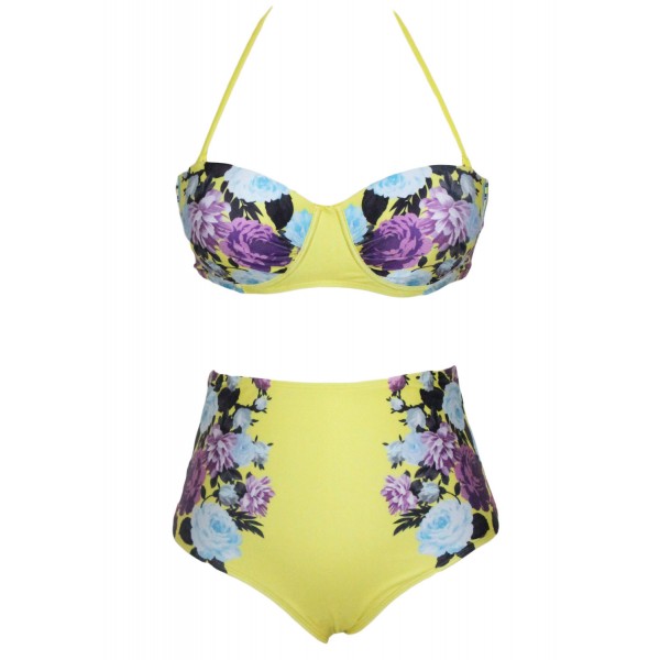 Swimsuit with floral print. Артикул: IXI39738