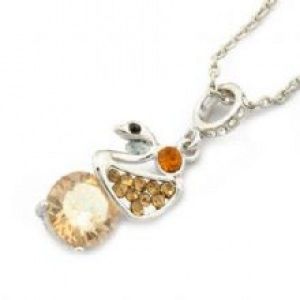 Necklace with pendant rhinestones and stones. Артикул: IXI39781