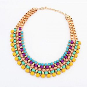 Multi-colored necklace. Артикул: IXI39812