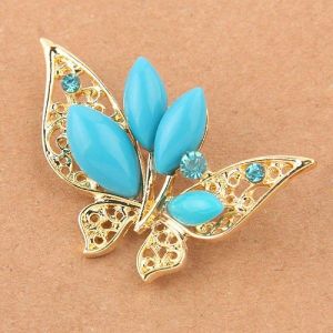 Brooch - Golden butterfly. Артикул: IXI39845