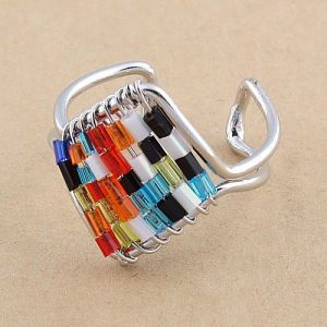 Colorful ring made of copper. Артикул: IXI39870