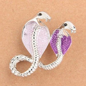 Brooch - two-headed snake with stones. Артикул: IXI39975