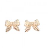 Zolotistye earrings - Bows