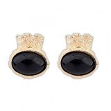 Elegant earrings oval shape