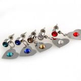 Set of multicolored earrings