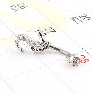 Decoration for piercing - seahorse. Артикул: IXI40096