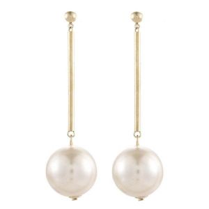 Classic earrings with beads. Артикул: IXI40105