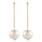 Classic earrings with beads