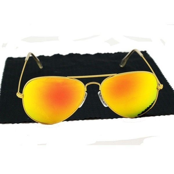 Очки солнцезащитные Ray-Ben Aviator золотистые. Артикул: IXI40113