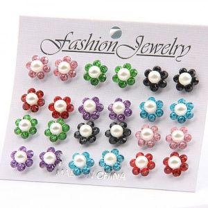 Set of 12 pairs of earrings. Артикул: IXI40128