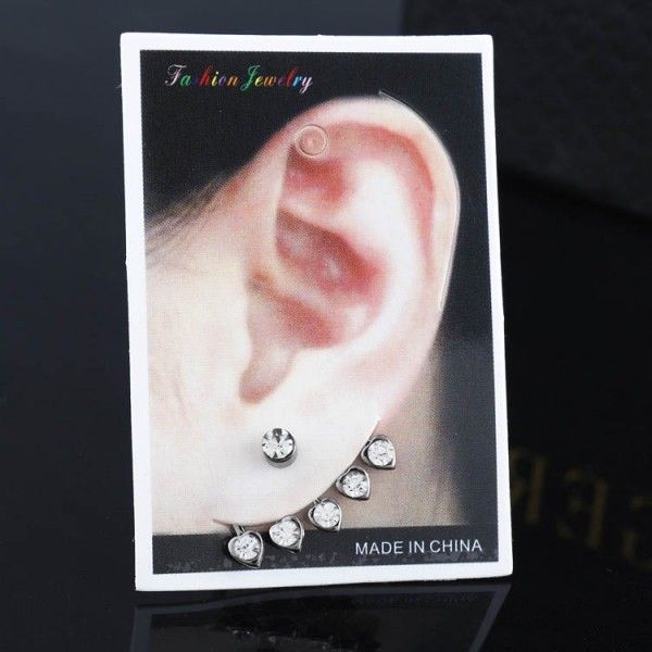 Серьги с сердечками. Артикул: IXI40139