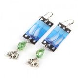 Crystal earrings - Elephants