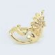 Clip-on earring gold Dragon