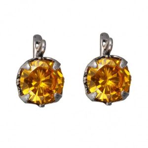 Earrings with large stones. Артикул: IXI40179