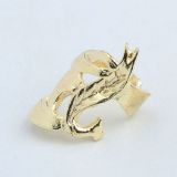 Gold ring clip