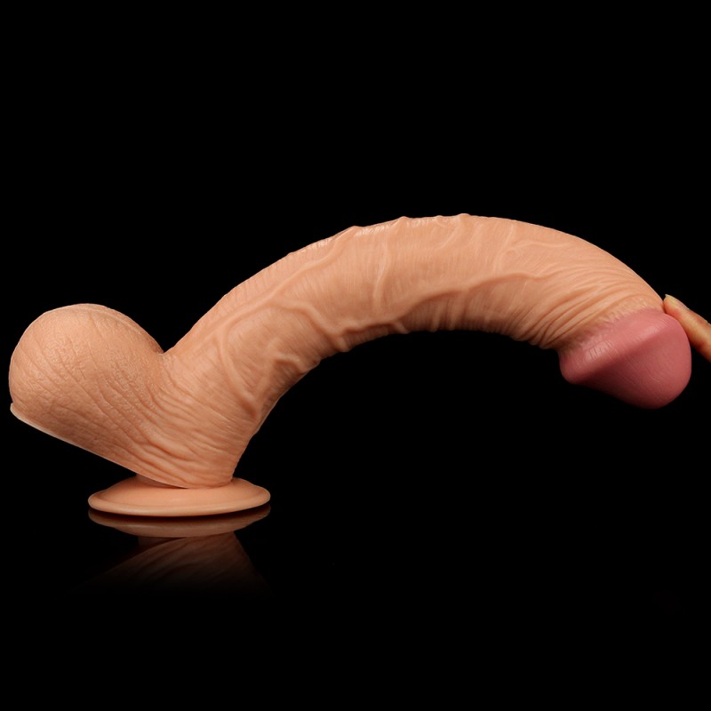 Реалистичный фаллоимитатор на присоске Legendary King Sized Realistic Dildo 12.0. Артикул: IXI40216