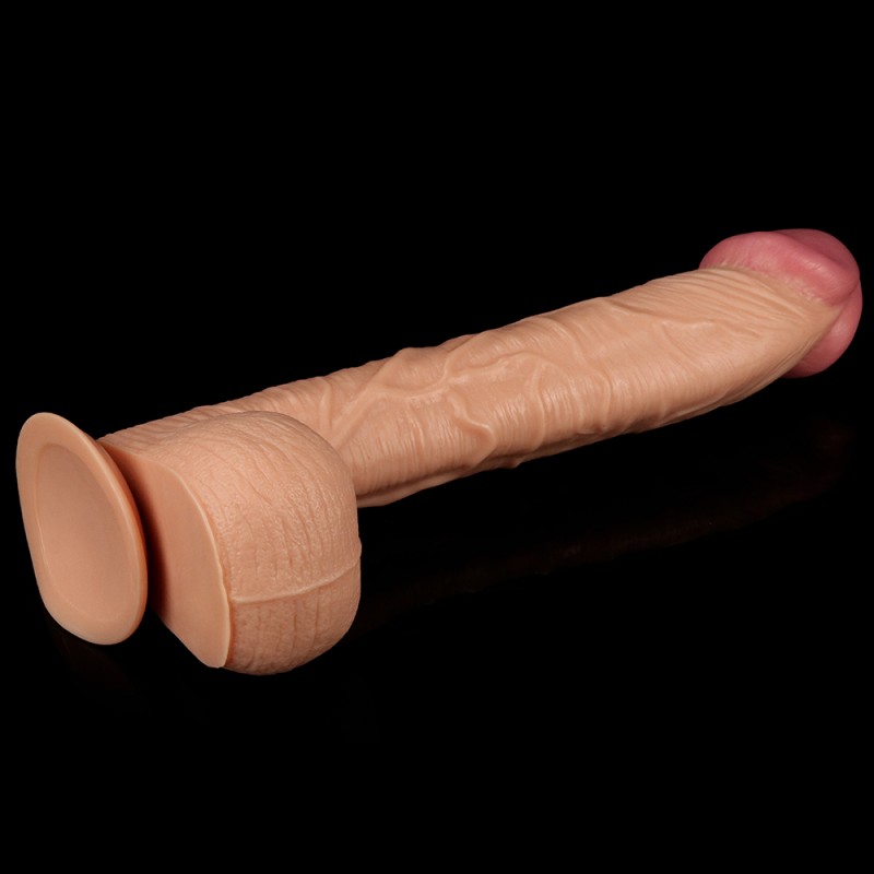 Реалистичный фаллоимитатор на присоске Legendary King Sized Realistic Dildo 12.0. Артикул: IXI40216