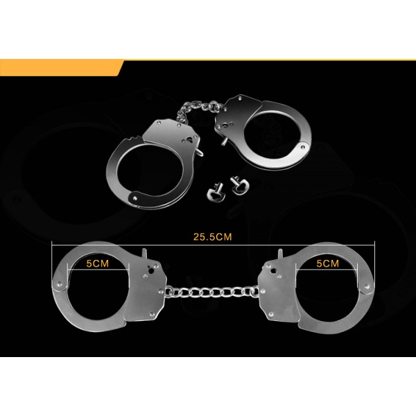 Металлические наручники серебристые Fetish Pleasure Metal Handcuffs. Артикул: IXI40223