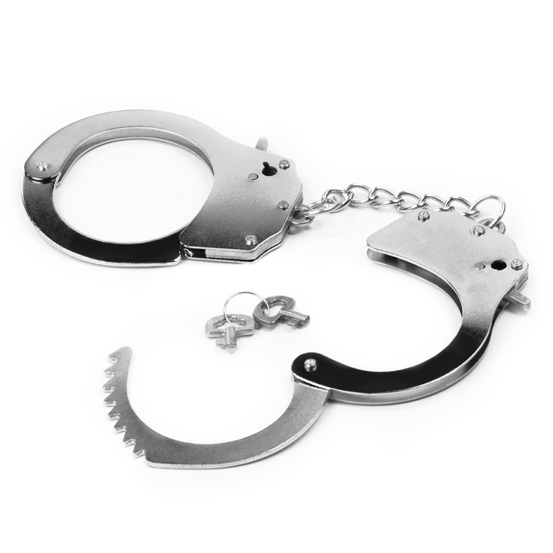 Металлические наручники серебристые Fetish Pleasure Metal Handcuffs. Артикул: IXI40223