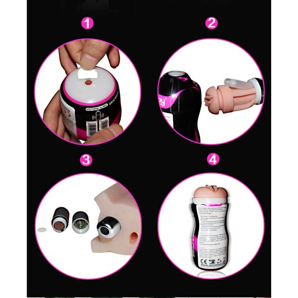 Masturbator for Men Sex In A Can Vagina Lotus Tunnel Vibrating. Артикул: IXI40247