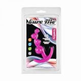 Silicone butt plug pink with balls Lure Me