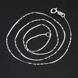 Stylish silver necklace