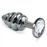       Rosebud Spiral Metal Plug   