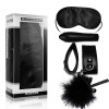 Набор для сексуальных бдсм игр Deluxe Bondage Kit (маска, вибратор, наручники, тиклер) Набор для сексуальных бдсм игр Deluxe Bondage Kit (маска, вибратор, наручники, тиклер)