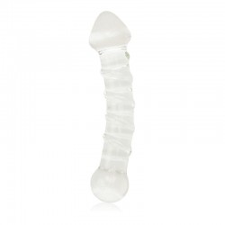 Glass dildo transparent Glass Romance