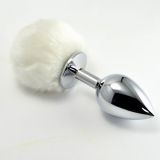       Pompon Metal Plug Large Silver   