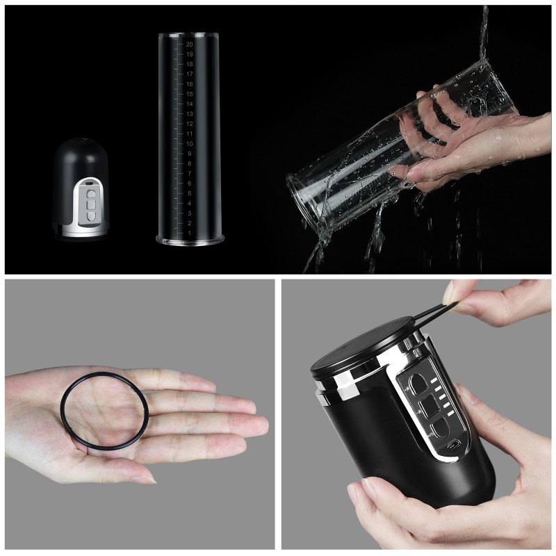 Vacuum pump for men Maximizer Worx VX5 Rechargeable Pump Mouth Black. Артикул: IXI40499