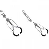 Nipple clamps with removable chain