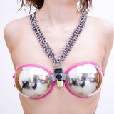 Adjustable bra stainless steel PINK