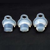 Transparent silicone locks KSD-G3 for chastity belts CB-6000, 3 pcs