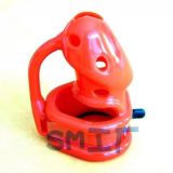 Birdlocked Silicone Chastity Device Kalis Teeth Spiked Inside RED COLOR