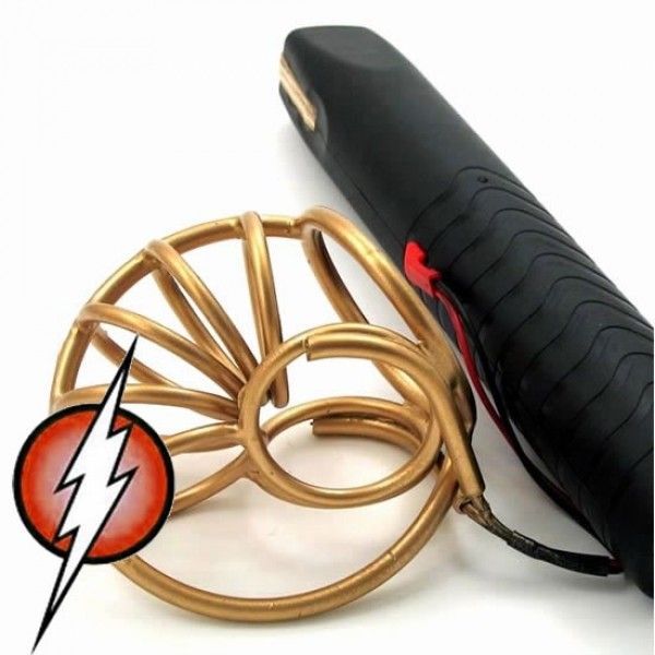 Электростимулятор для пениса E-Stim Golden Tusk Cock Cage 2 Gunpoints. Артикул: IXI40621