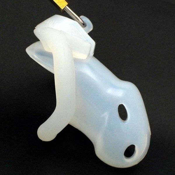 Устройство целомудрия из силикона JIZZ TRANSLUCENT. Артикул: IXI41223