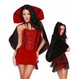 Женский костюм красного дьявола на Хэллоуин