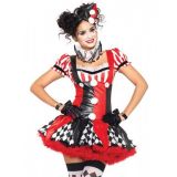 Naughty Harlequin Clown Costume