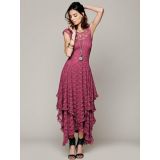 Платье Maxi розовое по оптовой цене