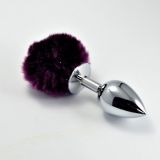       Pompon Metal Plug Large Silver   