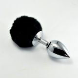       Pompon Metal Plug Large Silver   