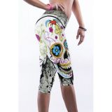 Leggings with colorful print for sports and yoga