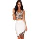 White set of pencil skirt and top
