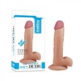 The Ultra Soft Dude 9.0 Suction Realistic Dildo