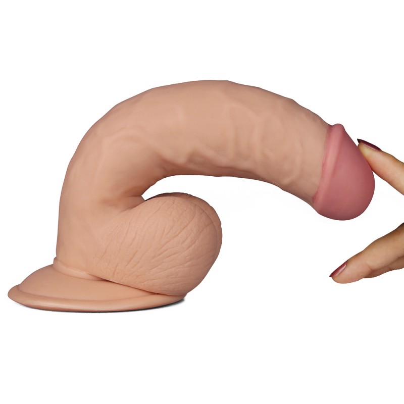Вибратор на присоске с пультом управления The Ultra Soft Dude Vibrating 8.5. Артикул: IXI46742
