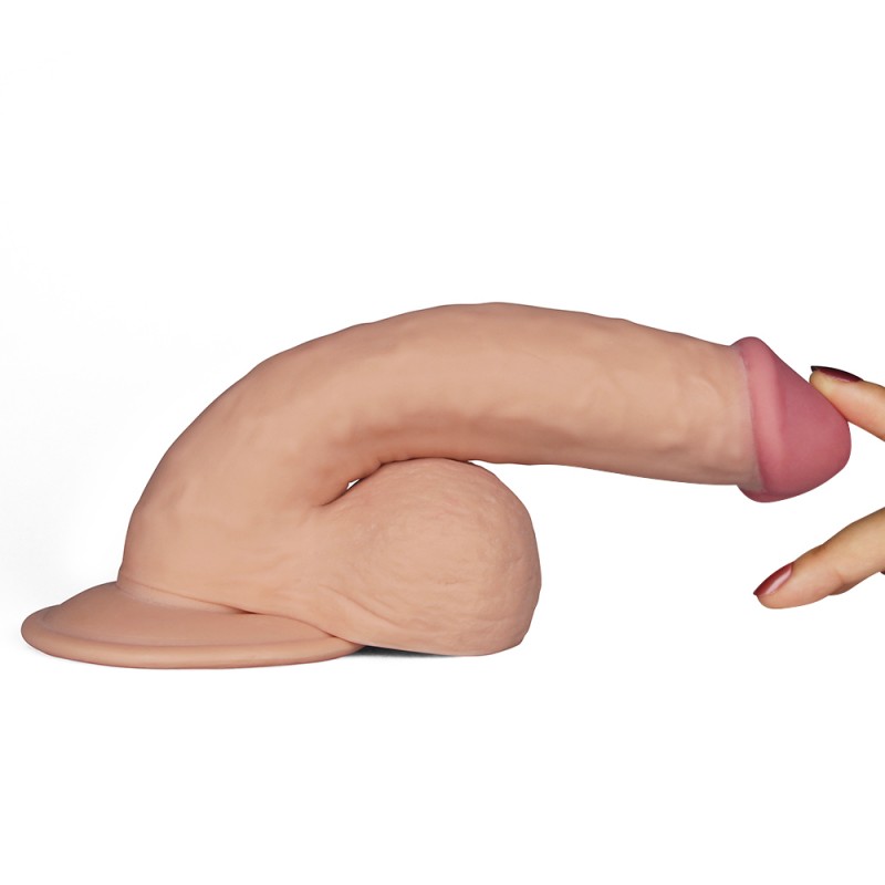 Вибратор на присоске с пультом управления The Ultra Soft Dude Vibrating 8.8. Артикул: IXI46743
