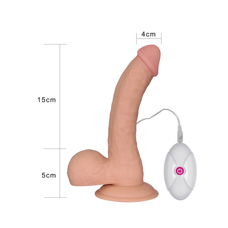 Вибратор на присоске с пультом управления The Ultra Soft Dude Vibrating 8.8. Артикул: IXI46743